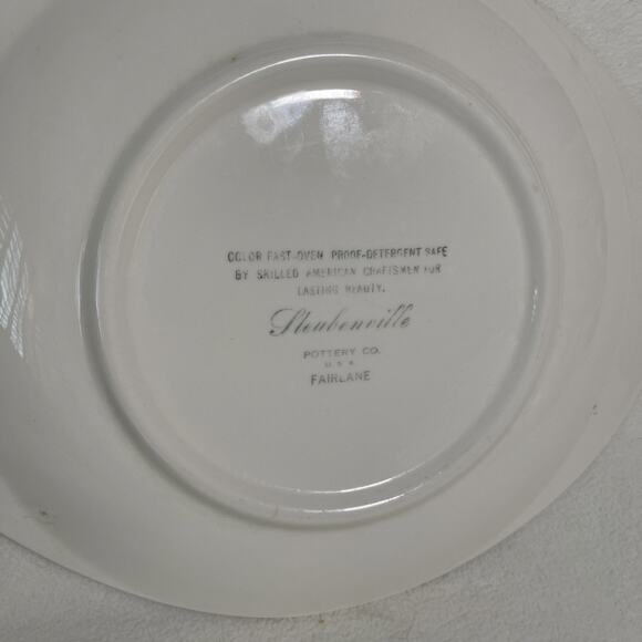Vintage Steubenville MCM China Platter - “Fairlane” - Picture 3 of 5